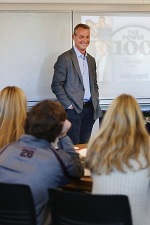 Rich Riley, CEO of Shazam is guest speaker at St. Luke's School Lunch and Lead